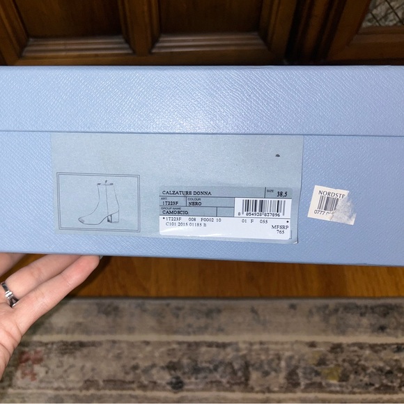 *worn once* suede Prada booties 🖤 - Picture 5 of 5